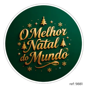 Natal - Capa de Painel Redondo