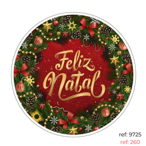 Natal - Capa de Painel Redondo