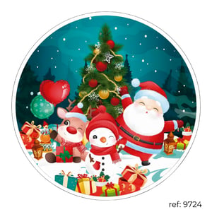 Natal - Capa de Painel Redondo
