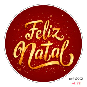Natal - Capa de Painel Redondo