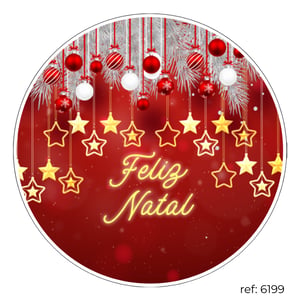 Natal - Capa de Painel Redondo