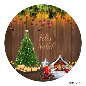 Natal - Capa de Painel Redondo