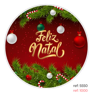 Natal - Capa de Painel Redondo