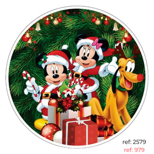 Natal - Capa de Painel Redondo