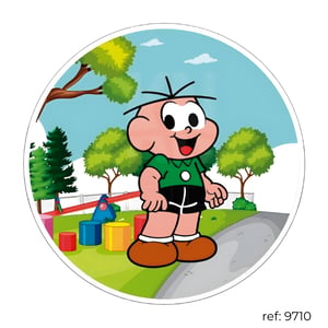 Cebolinha (Turma da Mônica) - Capa de Painel Redondo
