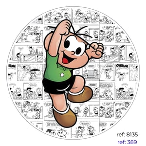 Cebolinha (Turma da Mônica) - Capa de Painel Redondo