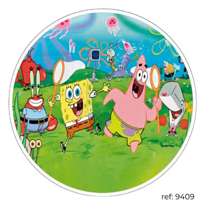 Bob Esponja - Capa de Painel Redondo