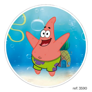 Bob Esponja - Capa de Painel Redondo