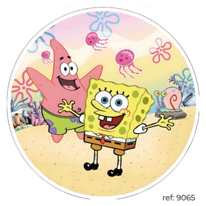 Bob Esponja - Capa de Painel Redondo