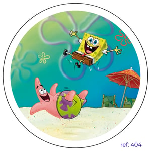 Bob Esponja - Capa de Painel Redondo
