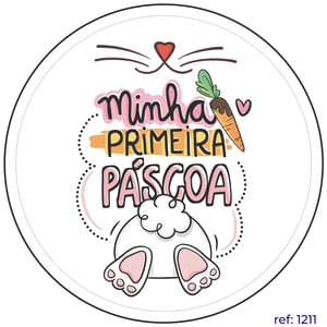 Páscoa - Capa de Painel Redondo