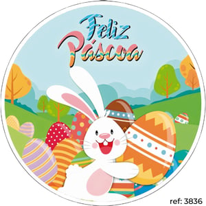 Páscoa - Capa de Painel Redondo