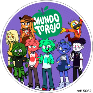 Mundo Torajo - Capa de Painel Redondo