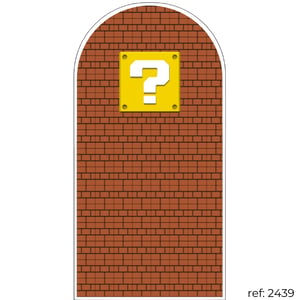 Super Mário - Capa de Painel Romano Veste Fácil 100x200