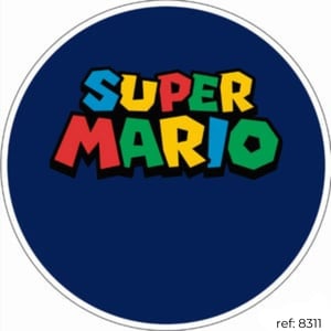 Super Mário - Capa de Painel Redondo