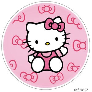 Hello Kitty - Capa de Painel Redondo