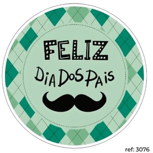 Dia dos Pais - Capa de Painel Redondo