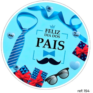 Dia dos Pais - Capa de Painel Redondo