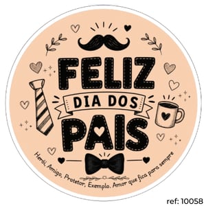 Dia dos Pais - Capa de Painel Redondo
