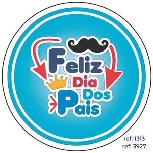 Dia dos Pais - Capa de Painel Redondo