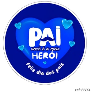 Dia dos Pais - Capa de Painel Redondo