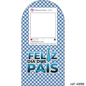 Dia dos Pais- Capa de Painel Romano Vazado Veste Fácil 100x200