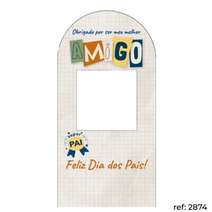 Dia dos Pais- Capa de Painel Romano Vazado Veste Fácil 100x200