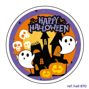 Halloween - Capa de Painel Redondo
