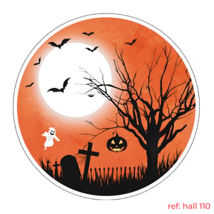 Halloween - Capa de Painel Redondo
