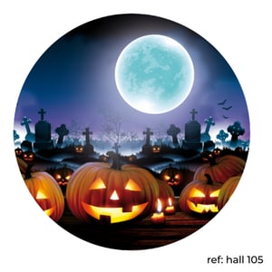 Halloween - Capa de Painel Redondo