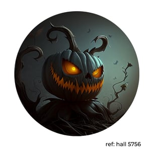 Halloween - Capa de Painel Redondo