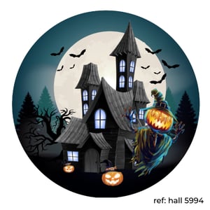 Halloween - Capa de Painel Redondo