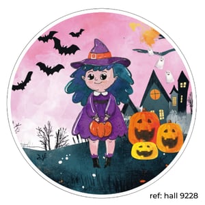 Halloween - Capa de Painel Redondo