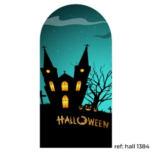 Halloween - Capa de Painel Romano Veste Fácil 100x200