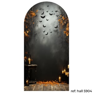 Halloween - Capa de Painel Romano Veste Fácil 100x200