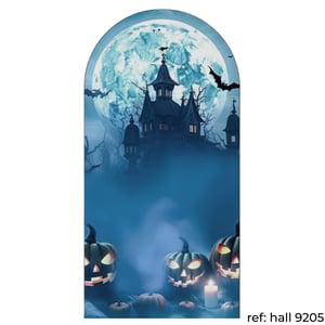Halloween - Capa de Painel Romano Veste Fácil 100x200