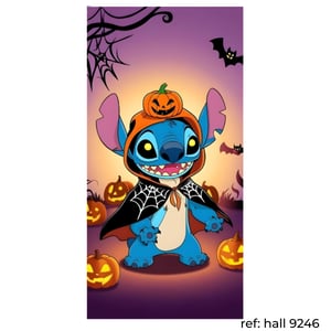 Halloween - Capa de Painel Lateral Veste Fácil 100x200