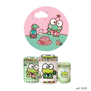 Turma Sanrio - Kit Festa Helanca     Conjunto de capas