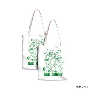 Bad Bunny - Ecobag Microfibra 40x40 4x4   