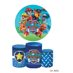 Kit Festa Patrulha Canina      Conjunto de capas, material Helanca