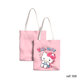 Turma Sanrio - Ecobag 40x40 Microfibra 40x40 4x4   