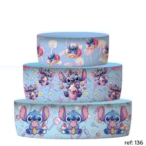 Stitch - Bolo Fake (trio de capas) Helanca    Veste Fácil 