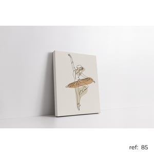 Quadro Minimalista Tecido sublimado    Borda infinita Quadro Vertical