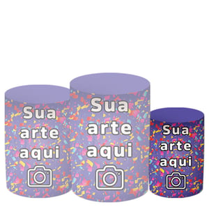 Personalizado - Capa de Cilindro P Helanca    Elástico a toda volta 