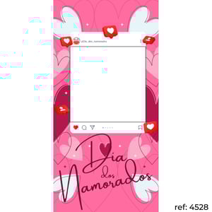 Dia dos Namorados - Capa de Painel Lateral Vazado Veste Fácil 100x200