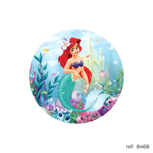 Pequena Sereia - Capa de Painel Redondo