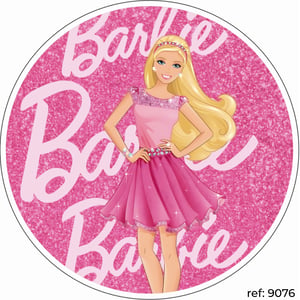 Barbie - Capa de Painel Redondo