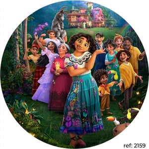 Encanto - Capa de Painel Redondo