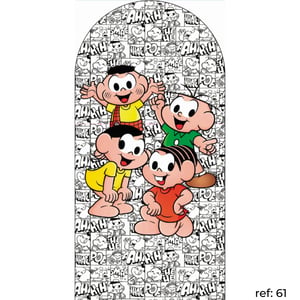 Turma da Mônica - Capa de Painel Romano Veste Fácil 100x200