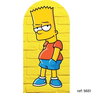 Simpsons - Capa de Painel Romano Veste Fácil 100x200 Helanca 100x200   Veste Fácil Veste fácil